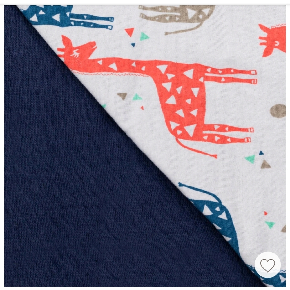 Honest Baby Organic Cotton Reversible Mini - Quilted Receiving Blanket - Picture 4 of 7